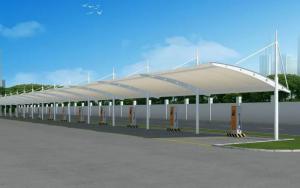 高台县膜结构停车棚